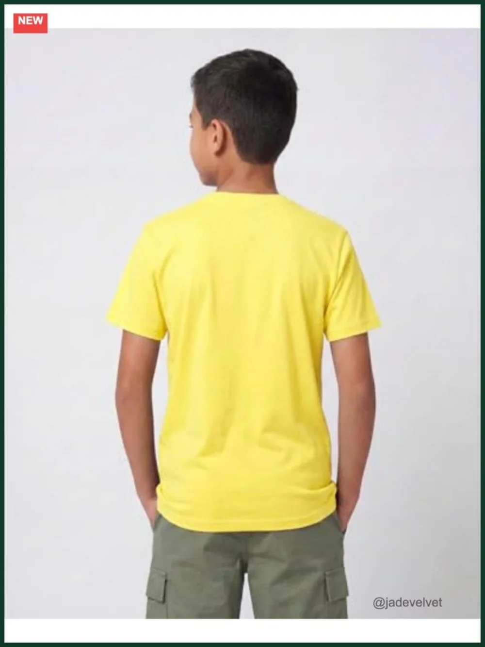 5-Pack Boys Cotton Blend Tees – Short Sleeve Crew Neck Tops